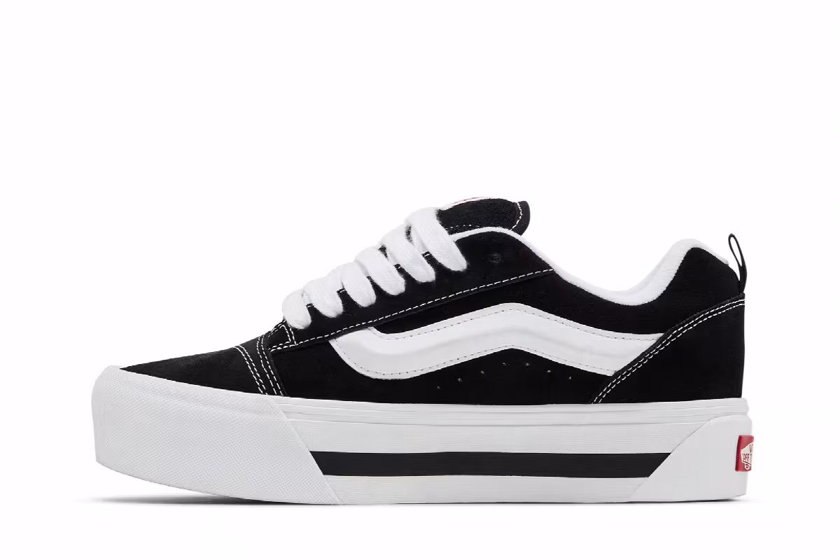 Vans Knu Stack Nostalgia Black White, view 4