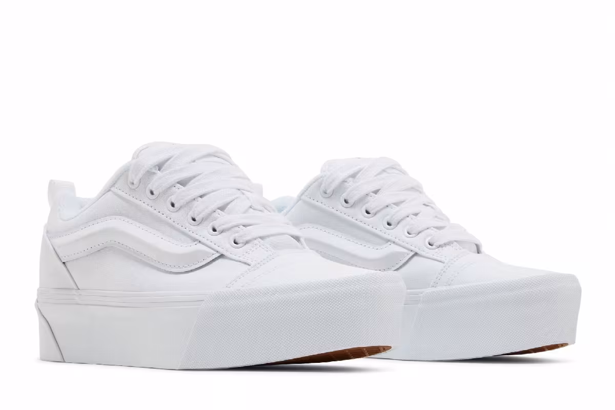 Vans Women's Knu Stack White, view 9