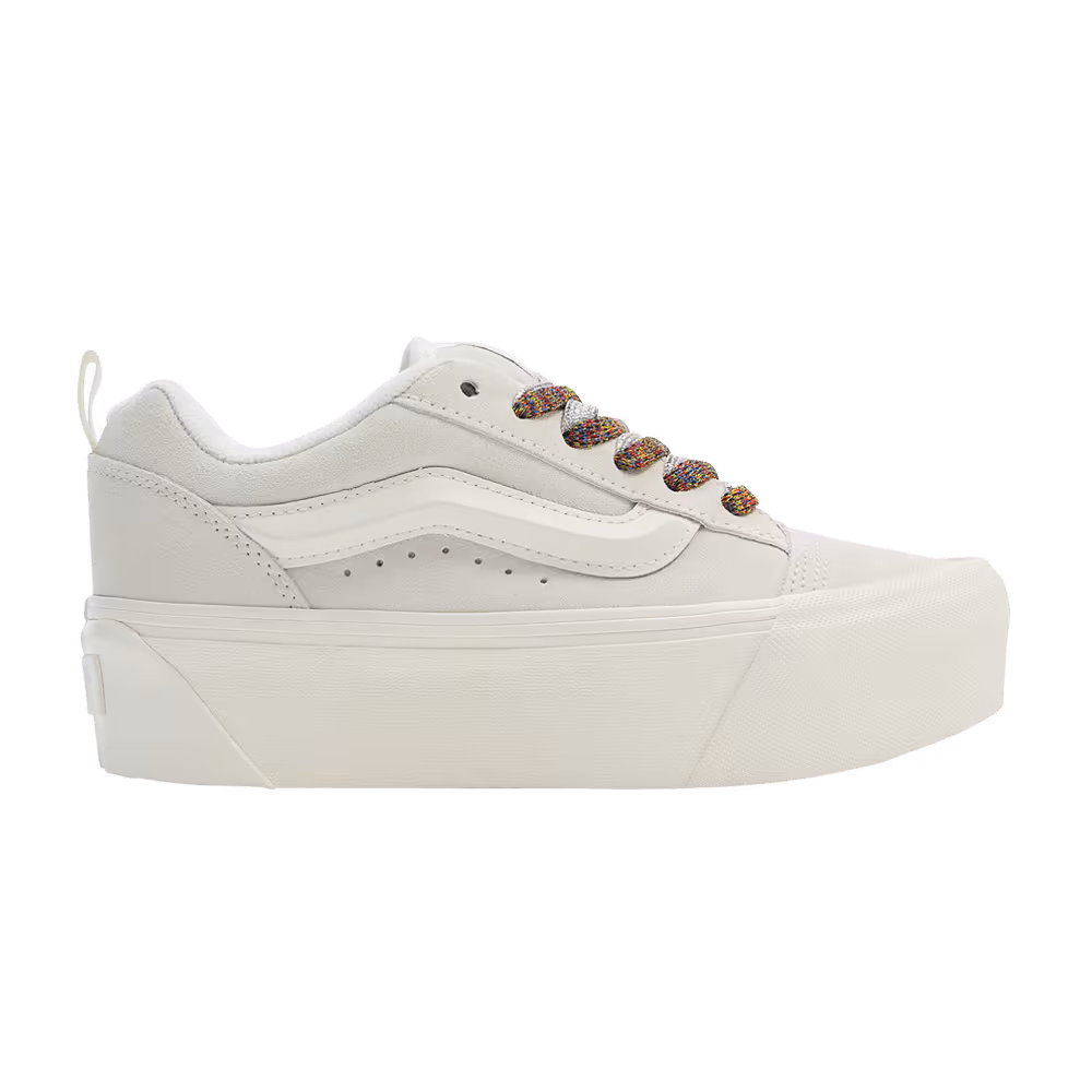 Vans Knu Stack White Multi-Color Laces