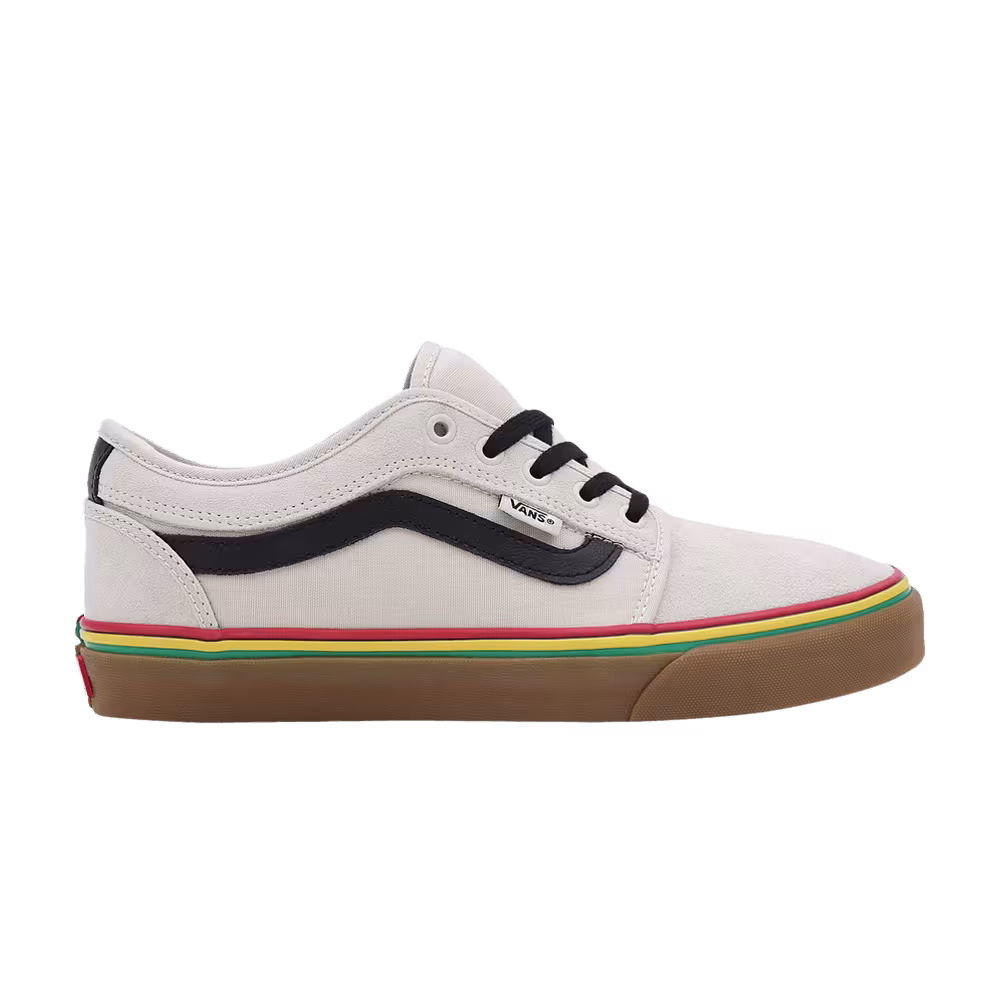 Vans Chukka Low Sidestripe Rasta Pack - Brown Black