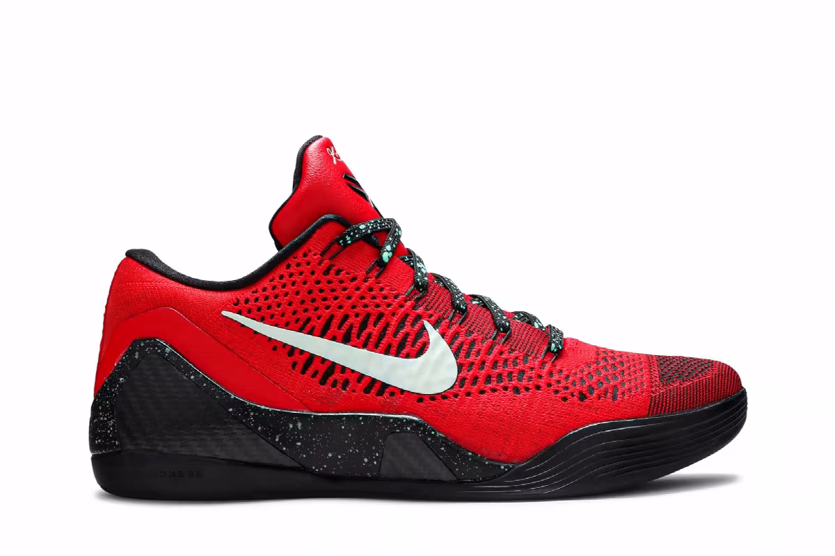 Nike Kobe 9 Elite Low University Red, view 2
