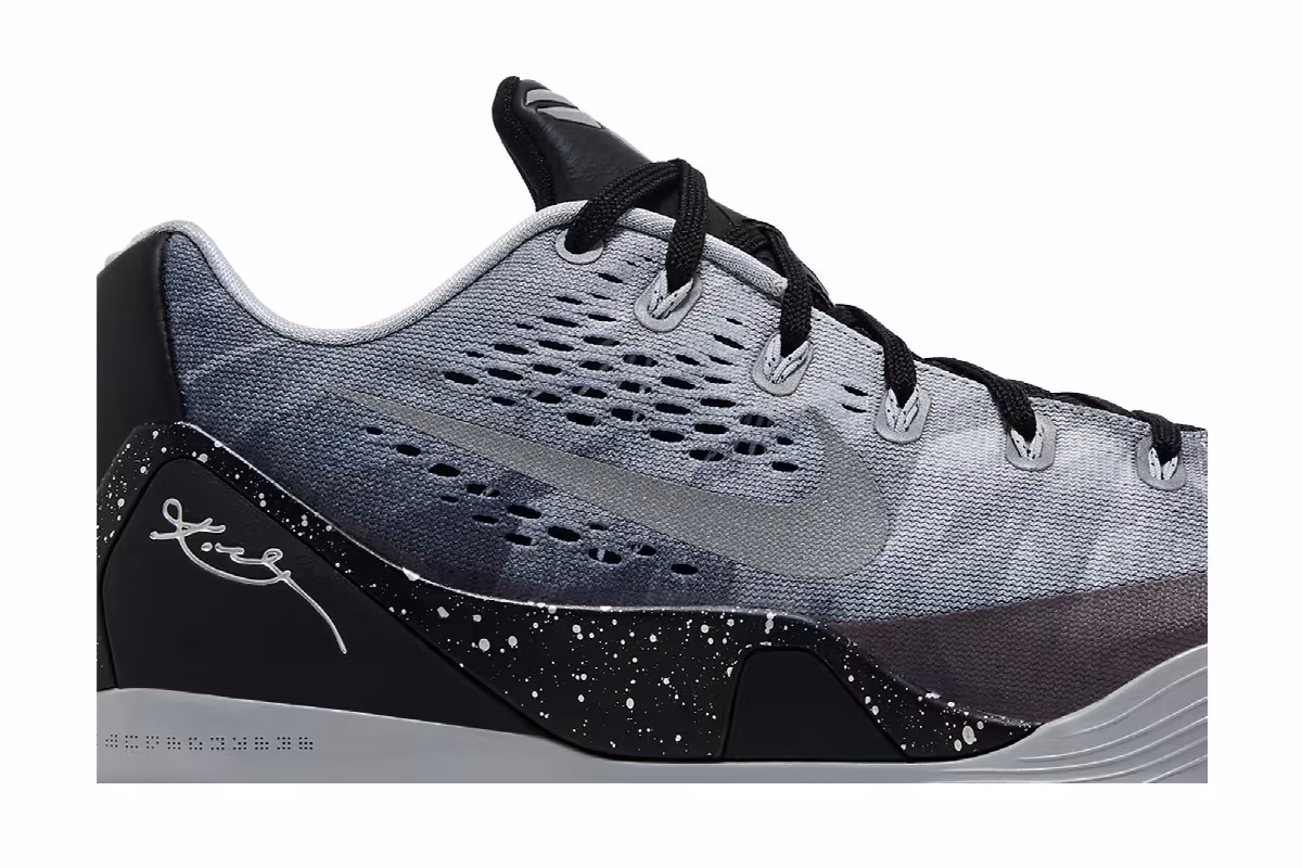 Nike Kobe 9 EM Premium Metallic Silver, view 3