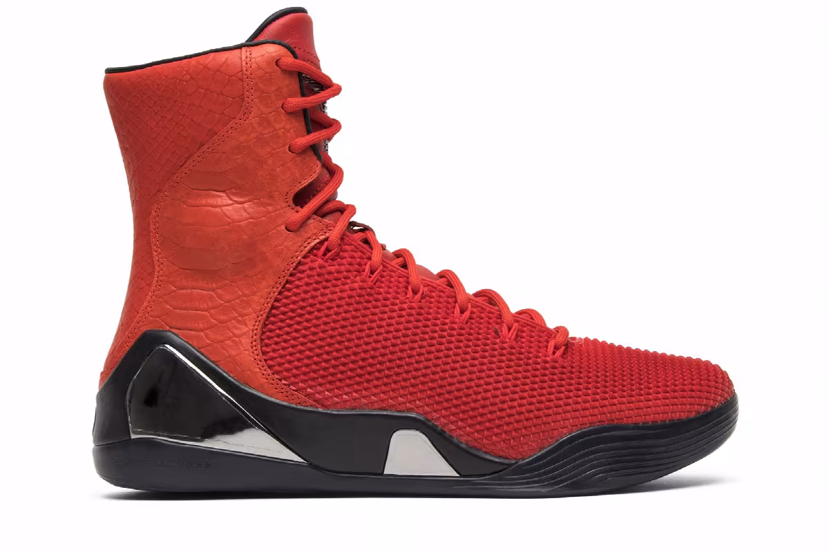 Nike Kobe 9 High KRM EXT Red Mamba, view 2