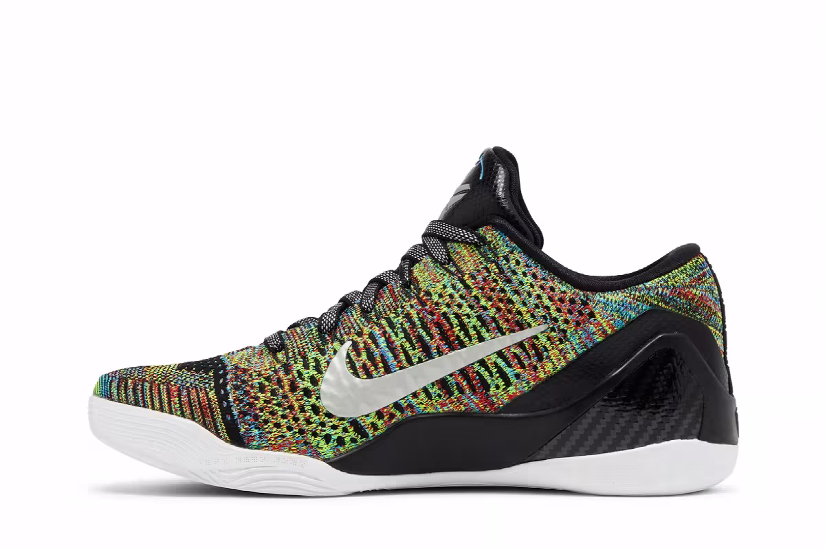Nike Kobe 9 Elite Low Premium HTM Milan - Black Multi-Color, view 4