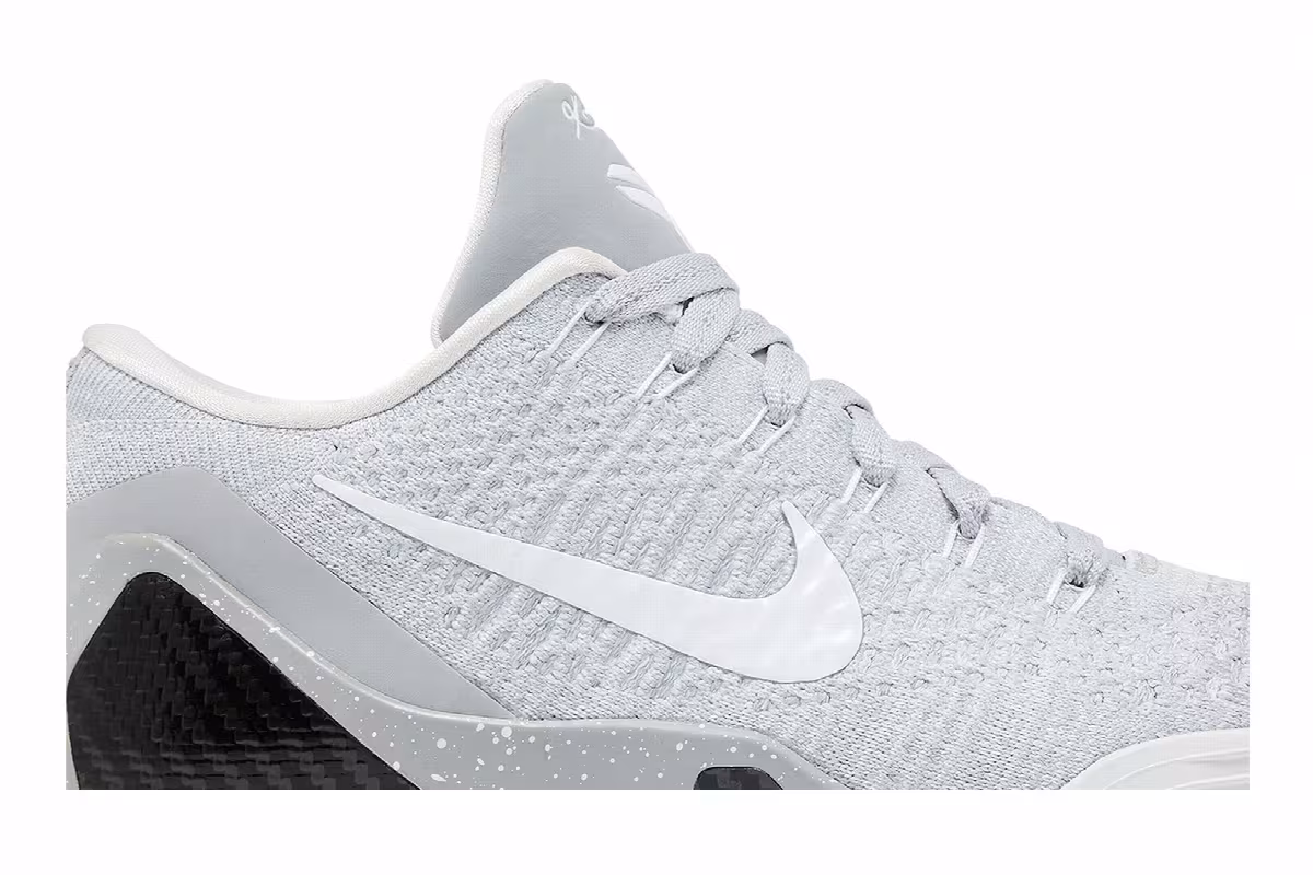 Nike Kobe 9 Elite Low Premium HTM Milan - Wolf Grey, view 3