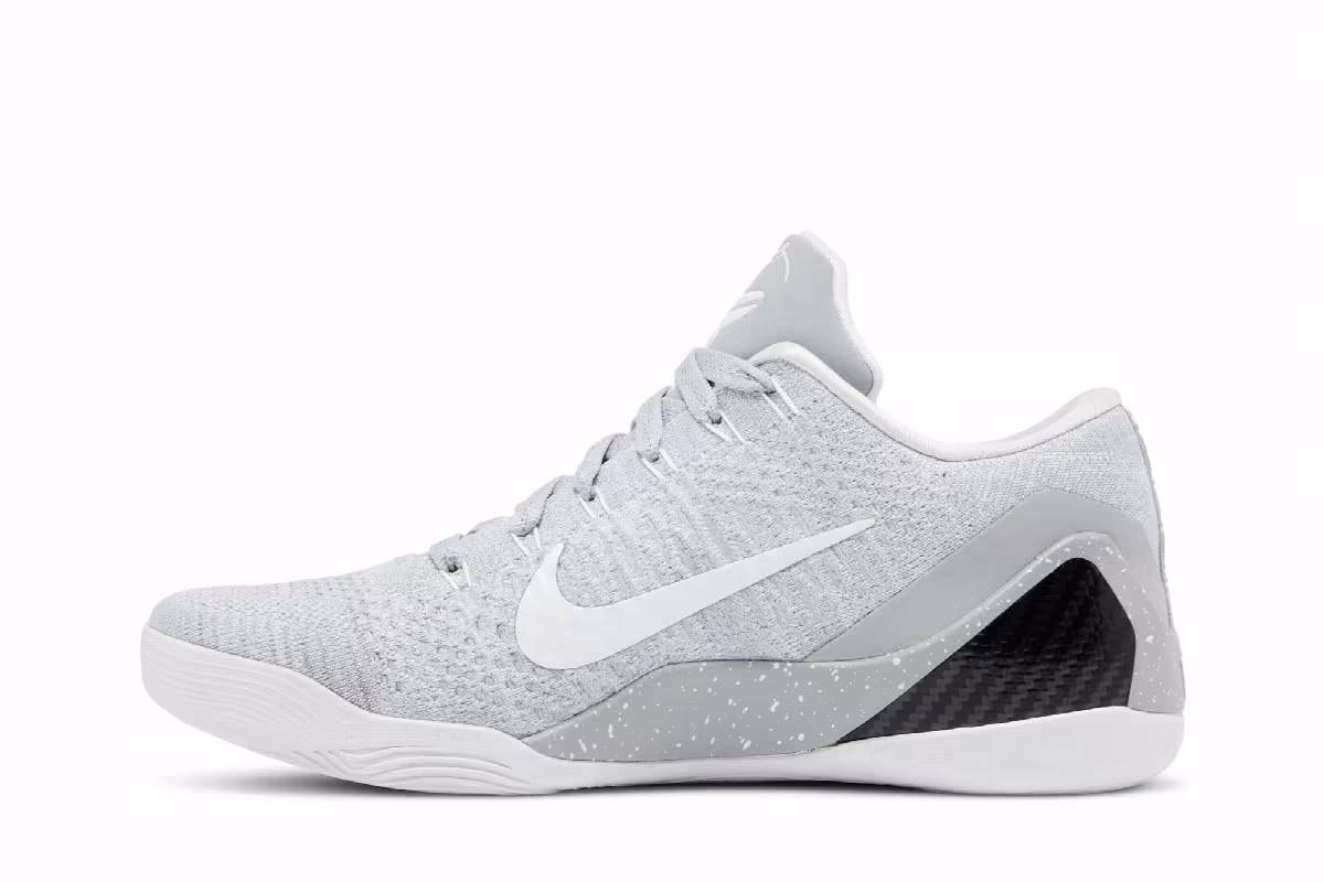 Nike Kobe 9 Elite Low Premium HTM Milan - Wolf Grey, view 4