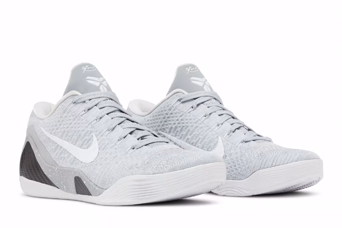 Nike Kobe 9 Elite Low Premium HTM Milan - Wolf Grey, view 9