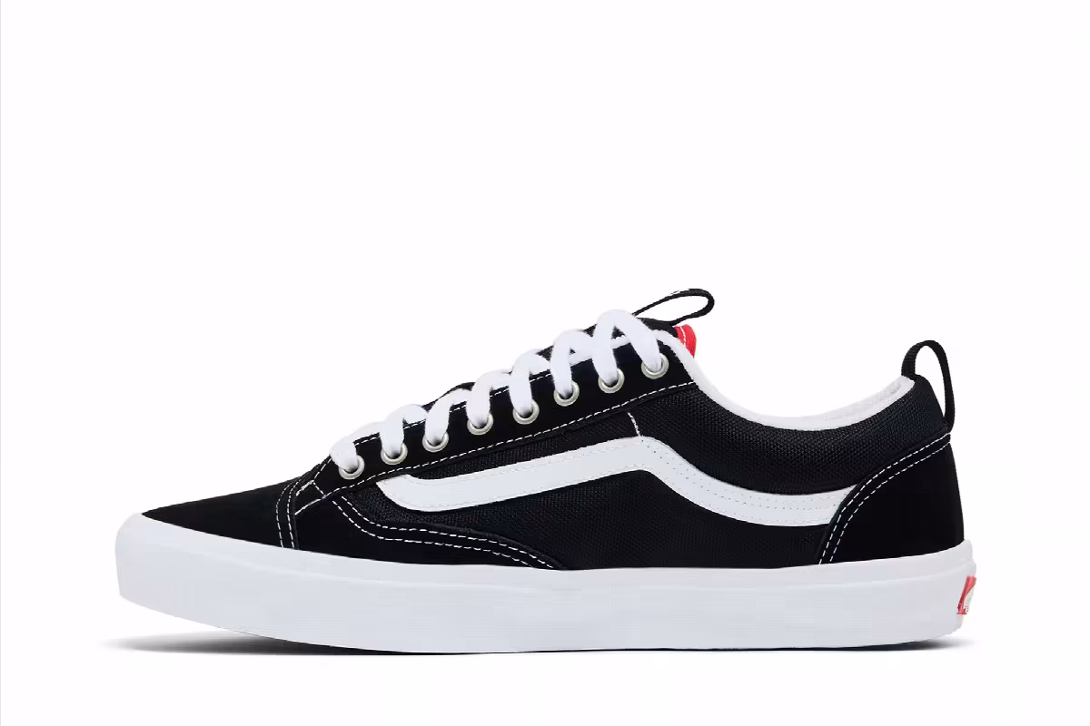 Vans Skate Old Skool 36+ Black White, view 4