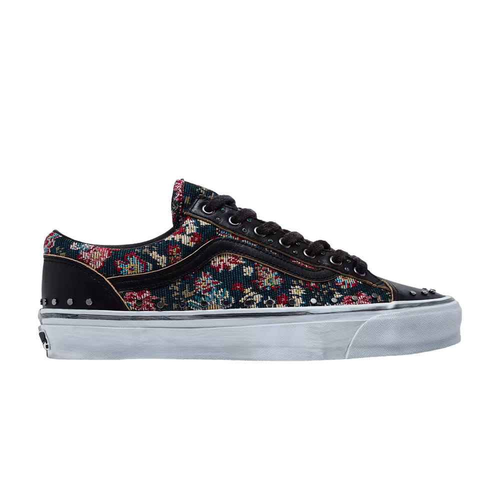 Vans Old Skool 36 Vibram Black Floral