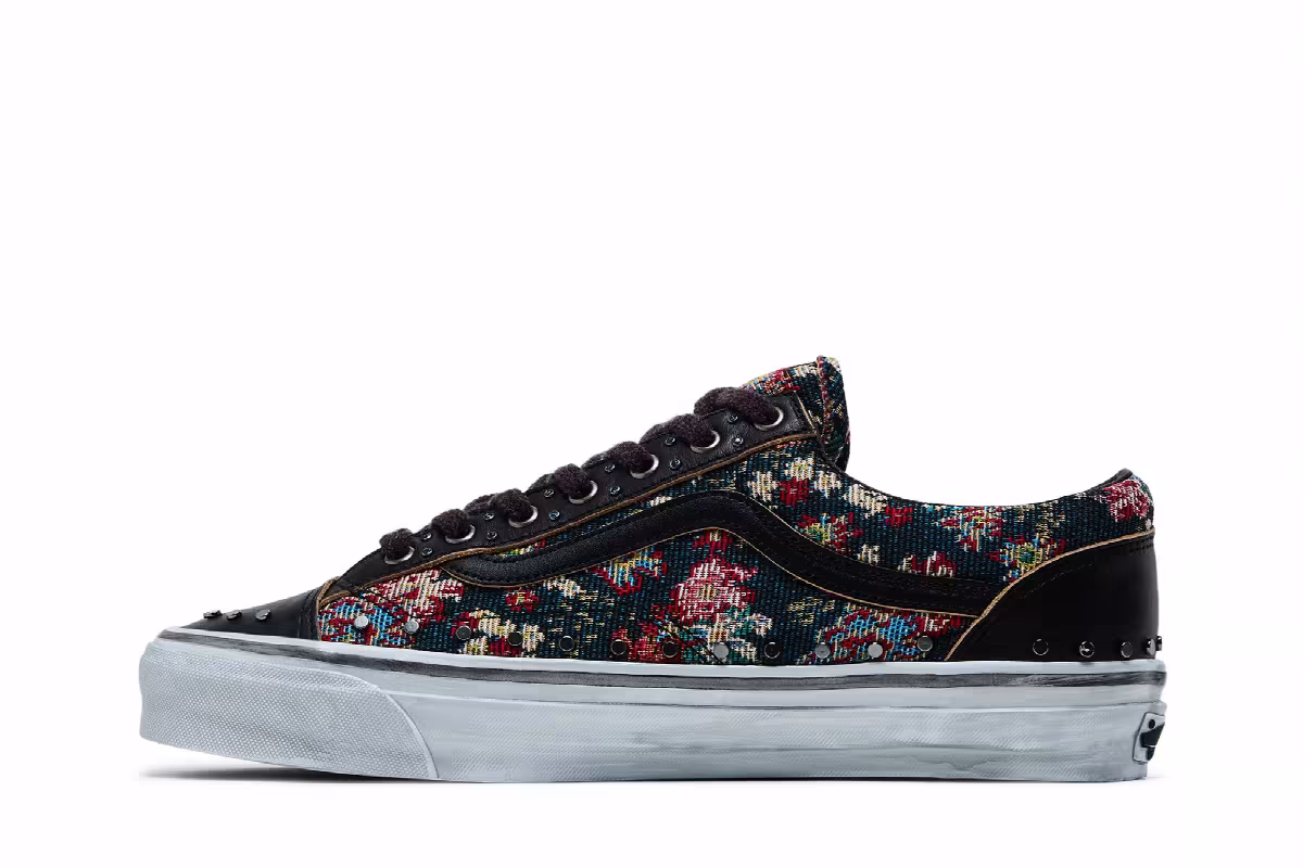 Vans Old Skool 36 Vibram Black Floral, view 4