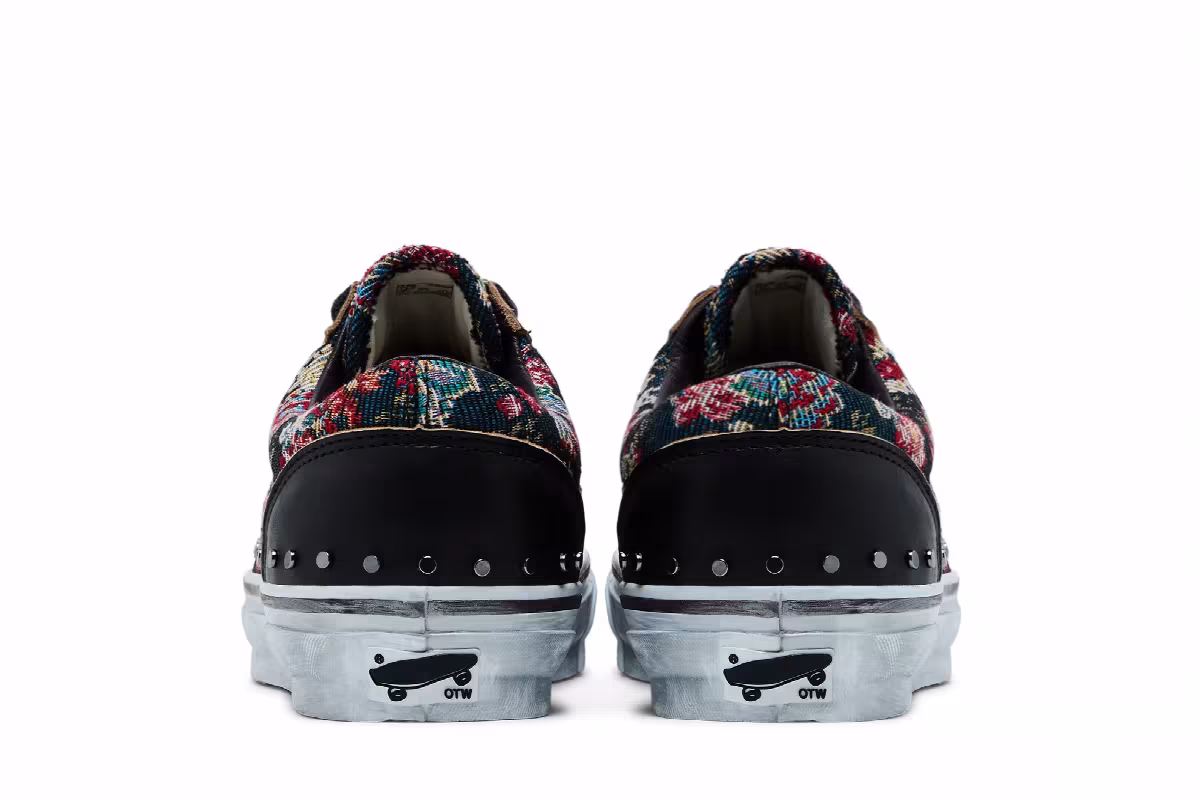 Vans Old Skool 36 Vibram Black Floral, view 7