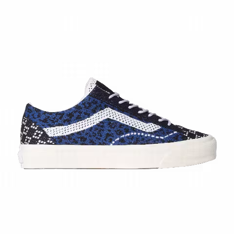 Vans Premium Old Skool 'Knit Pack - Cheetah Navy Blue'