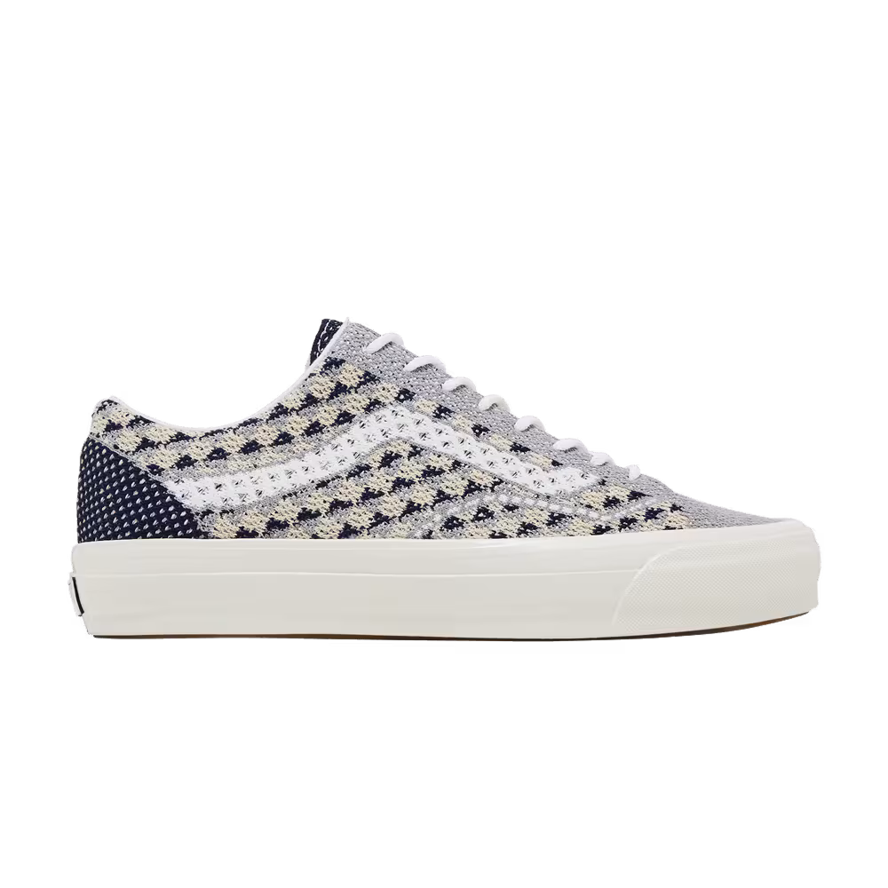 Vans Premium Old Skool Knit Pack - Geo Check Frost Grey
