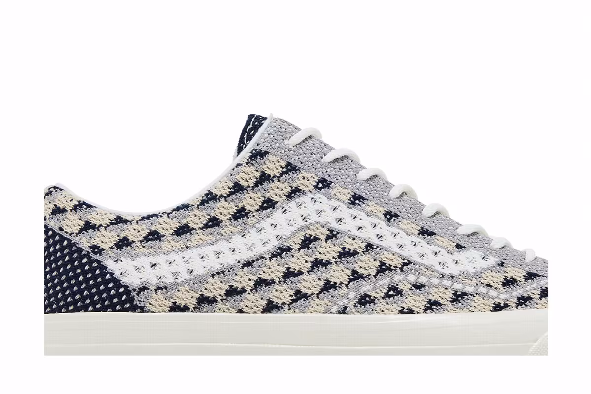 Vans Premium Old Skool Knit Pack - Geo Check Frost Grey, view 3