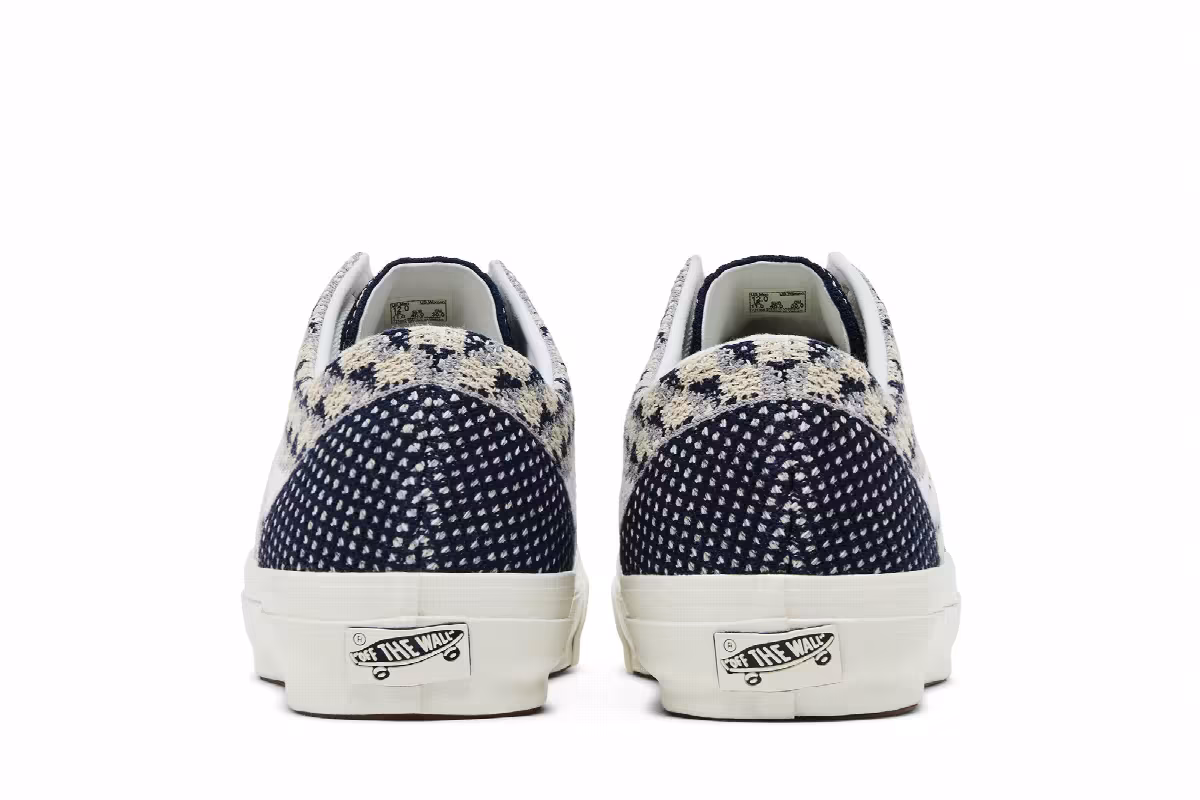 Vans Premium Old Skool Knit Pack - Geo Check Frost Grey, view 7