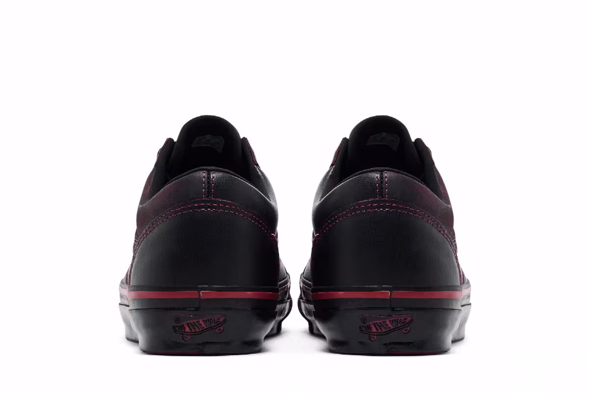 Tania Cruz x Vans Premium Old Skool Dark Red Rub-Away, view 7