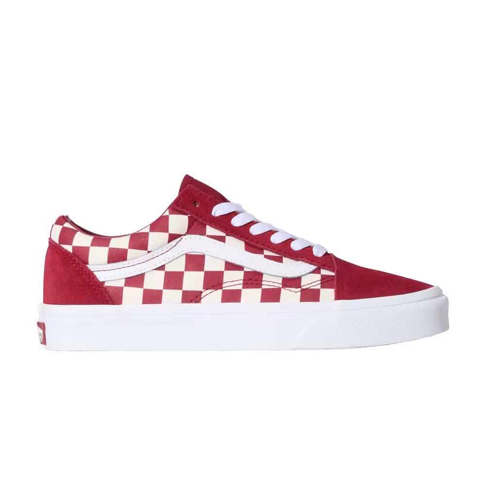Vans Old Skool Checkerboard - Red