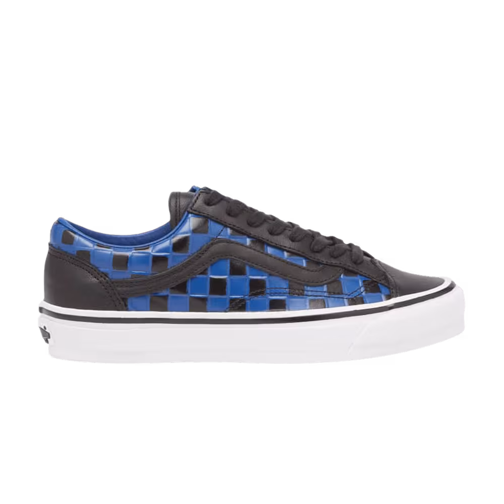 Vans Old Skool 36 Vibram Leather Checkerboard - Black True Blue