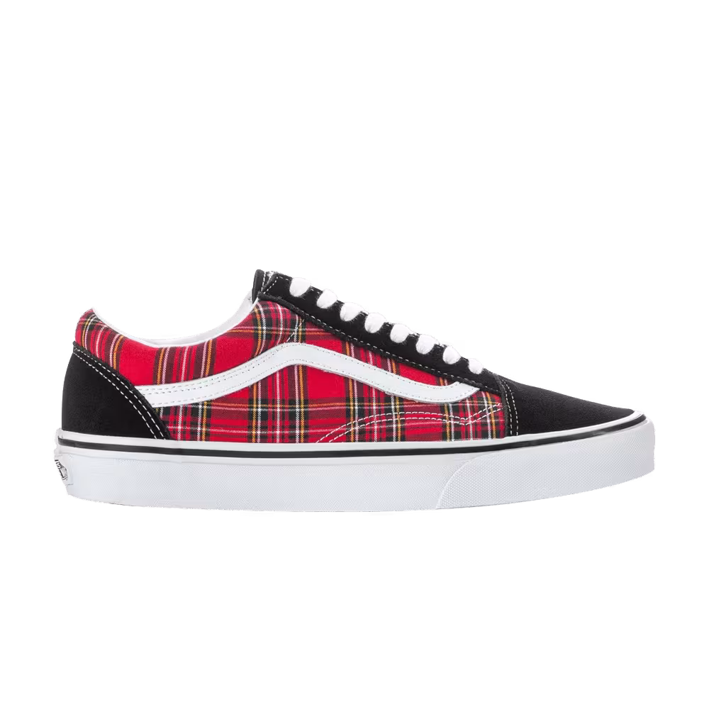 Vans Old Skool Plaid - Red