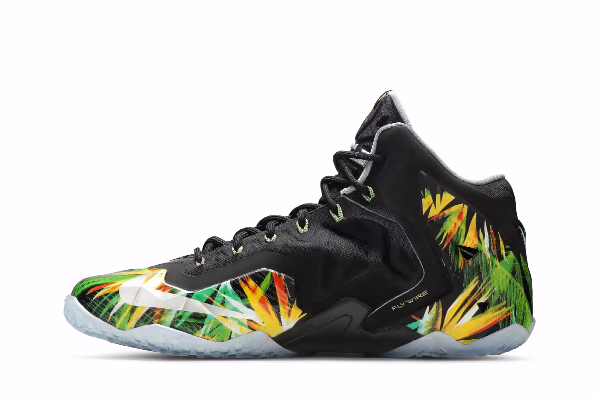 Nike LeBron 11 Everglades, view 4