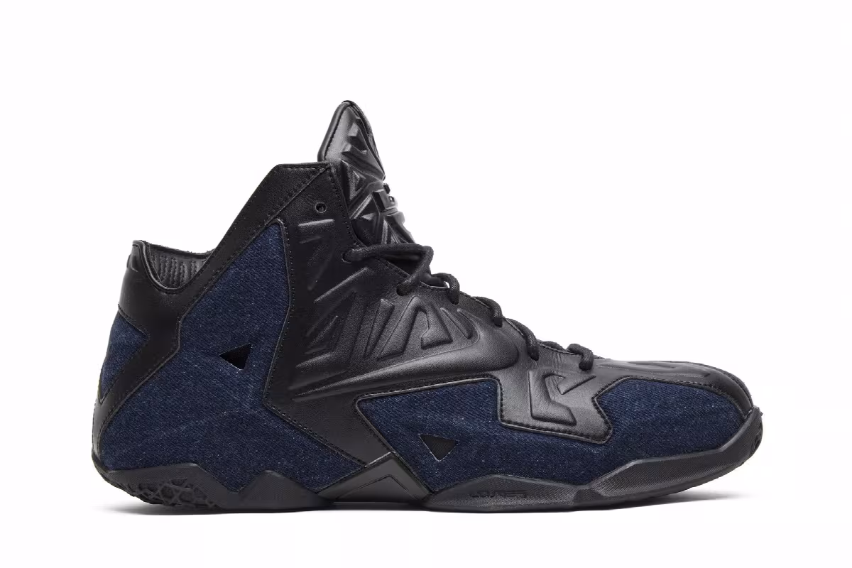 Nike LeBron 11 EXT Denim QS Denim, view 2