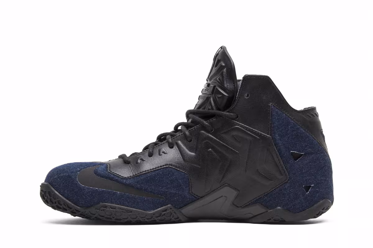 Nike LeBron 11 EXT Denim QS Denim, view 4