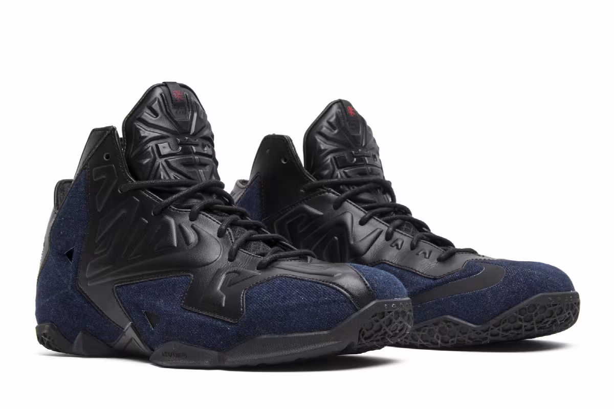 Nike LeBron 11 EXT Denim QS Denim, view 9