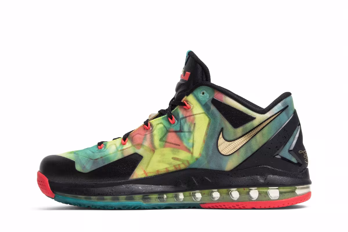 Nike Max LeBron 11 Low SE Multi-Color, view 4