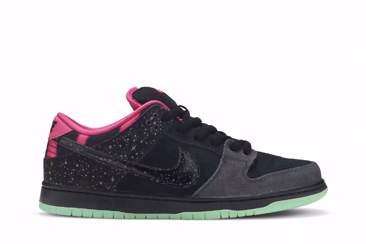 Premier x Nike Dunk Low Premium SB AE QS Northern Lights, view 2