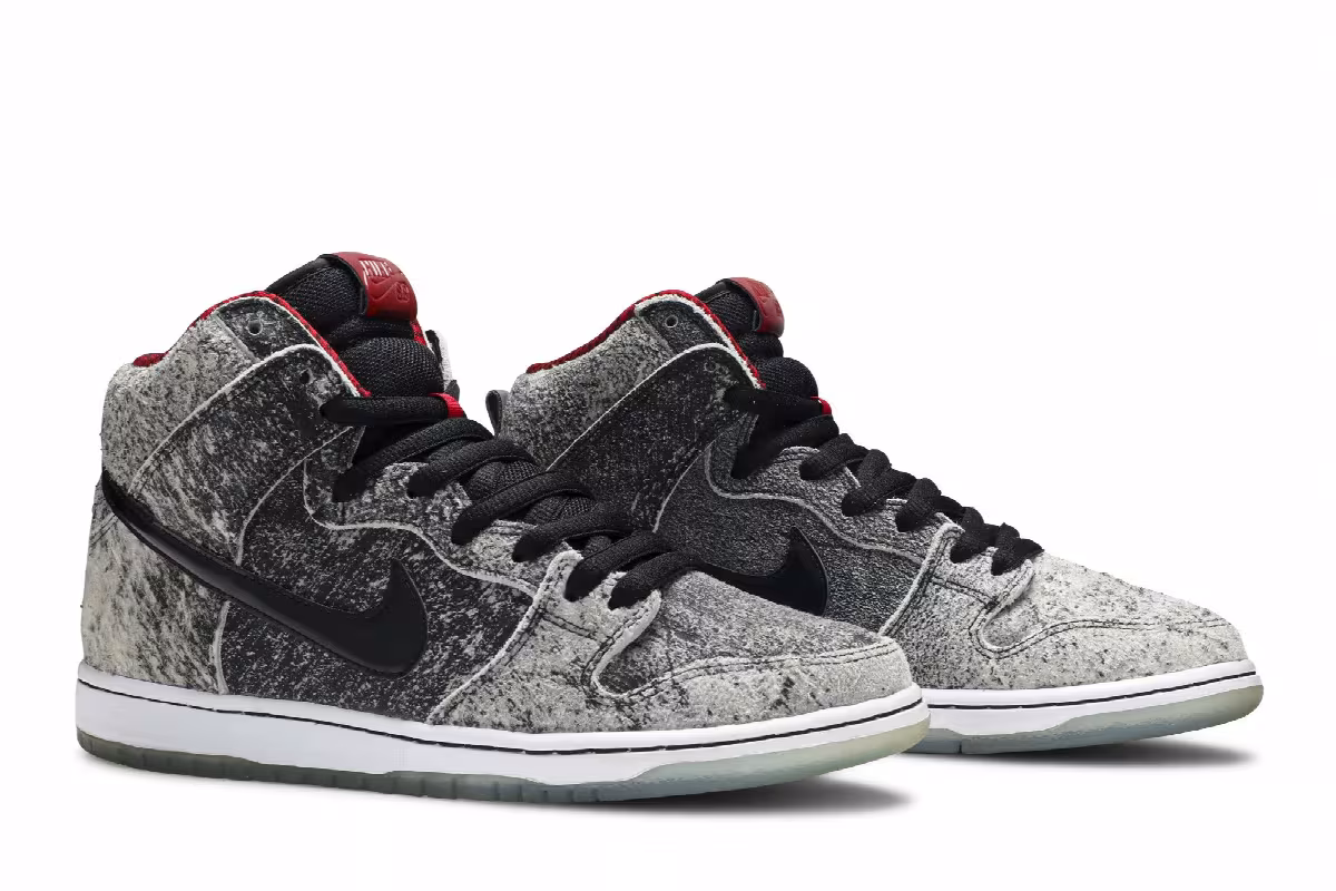 Nike Dunk High Premium SB Salt Stain, view 9