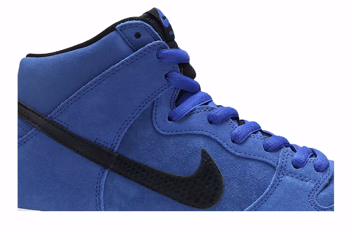 Nike SB Dunk High Pro Game Royal, view 3