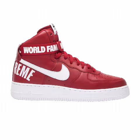 Supreme x Nike Air Force 1 High SP 'Red'