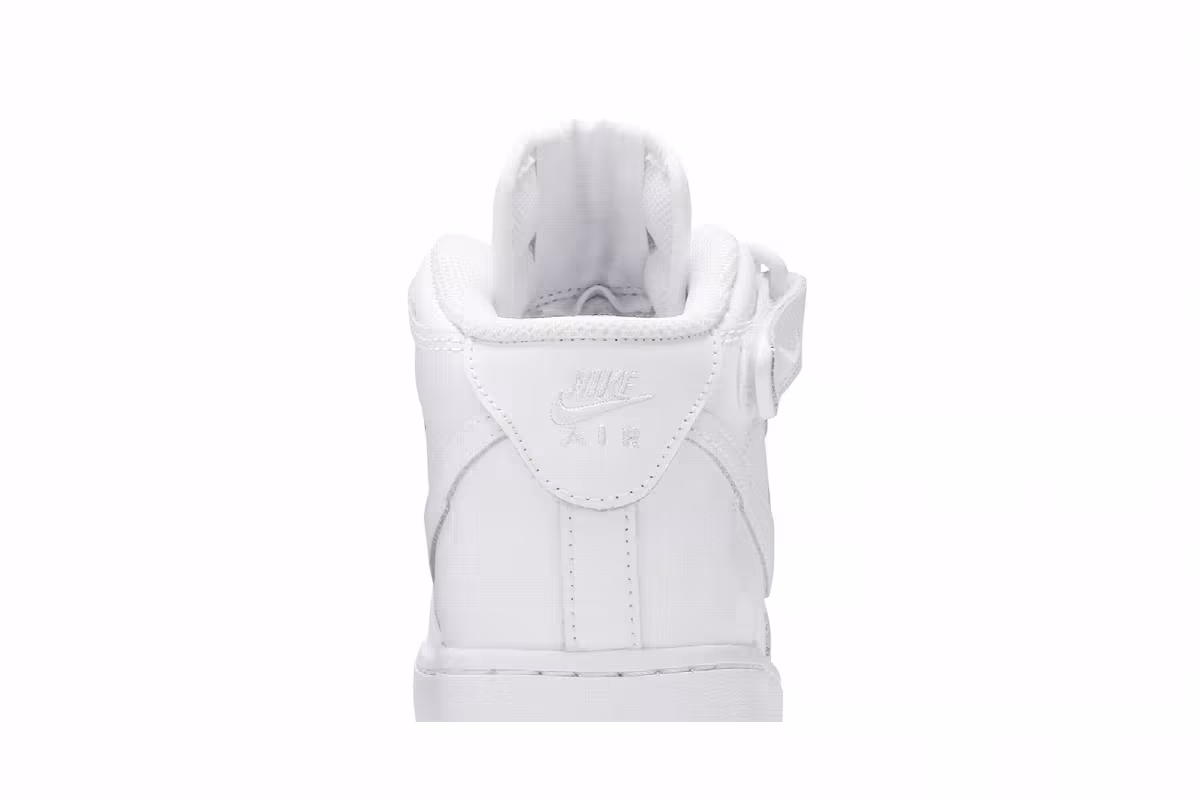 Nike Air Force 1 Mid White, view 8