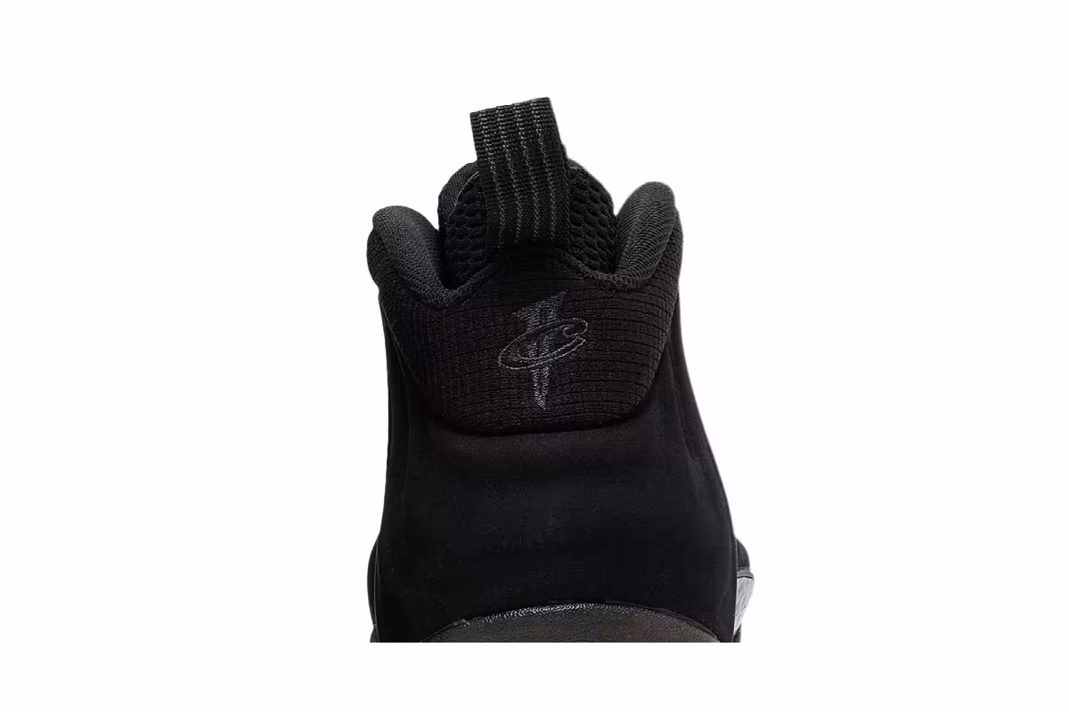 Nike Air Foamposite One Prm Triple Black, view 8