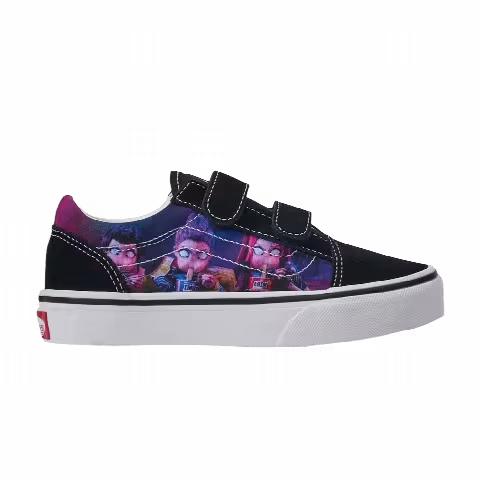 K-Pop Demon Hunters x Vans Old Skool Little Kid 'Black Purple'