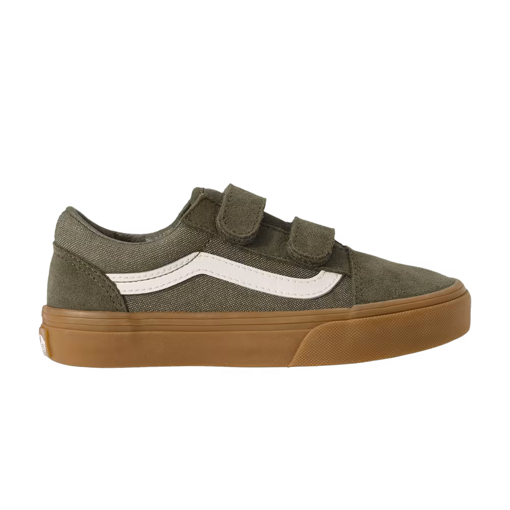 Vans Old Skool V Kids Green Gum