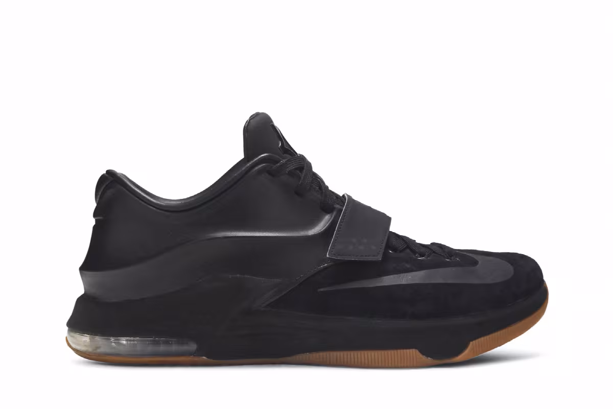 Nike KD 7 Ext Suede QS Black, view 2