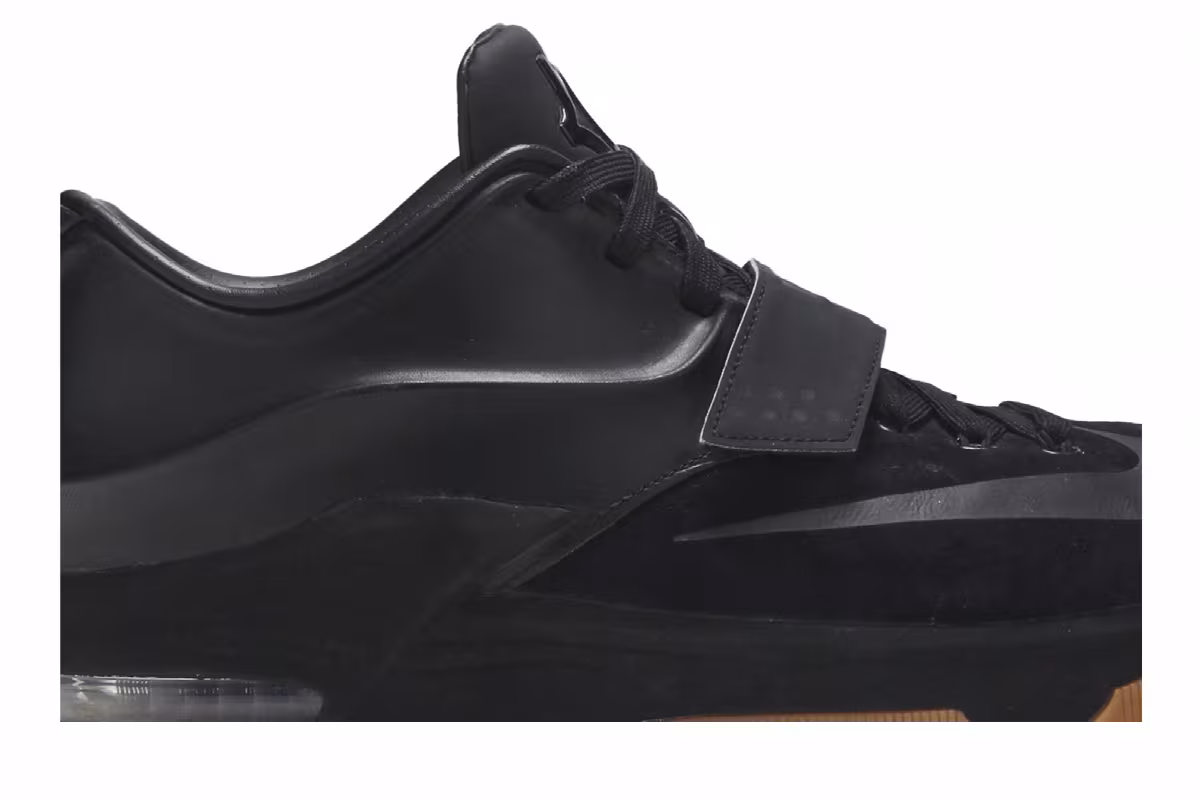 Nike KD 7 Ext Suede QS Black, view 3