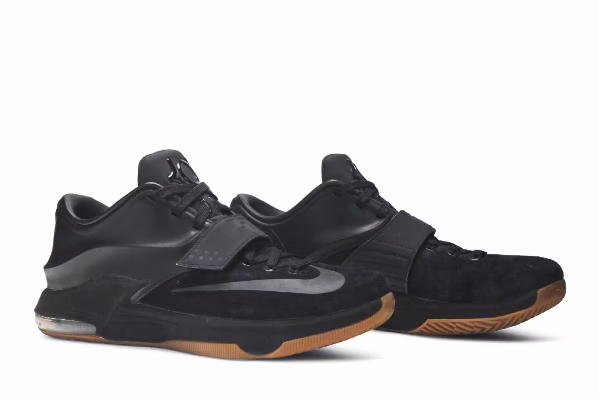 Nike KD 7 Ext Suede QS Black, view 9