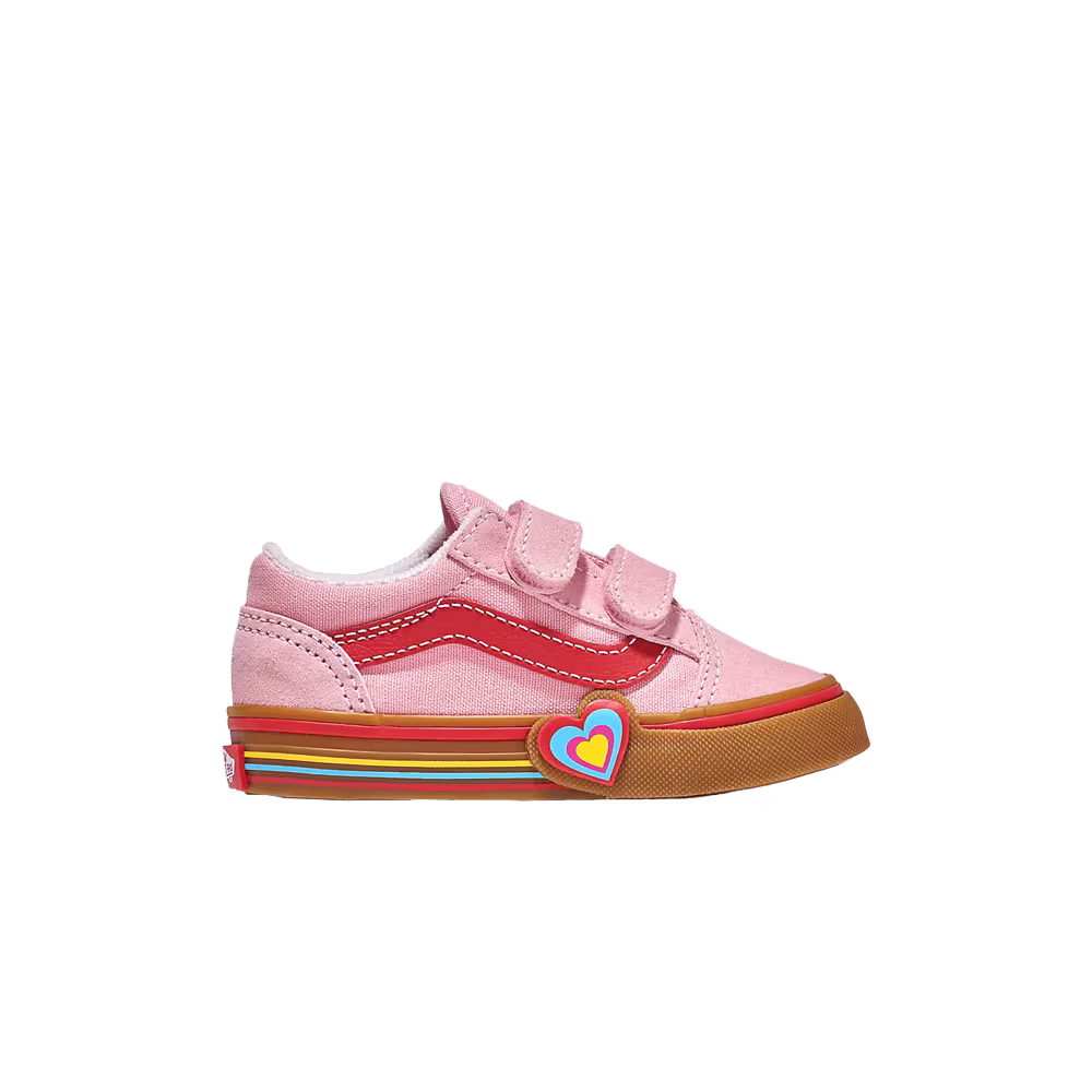 Vans Old Skool V Toddler Pink Heart