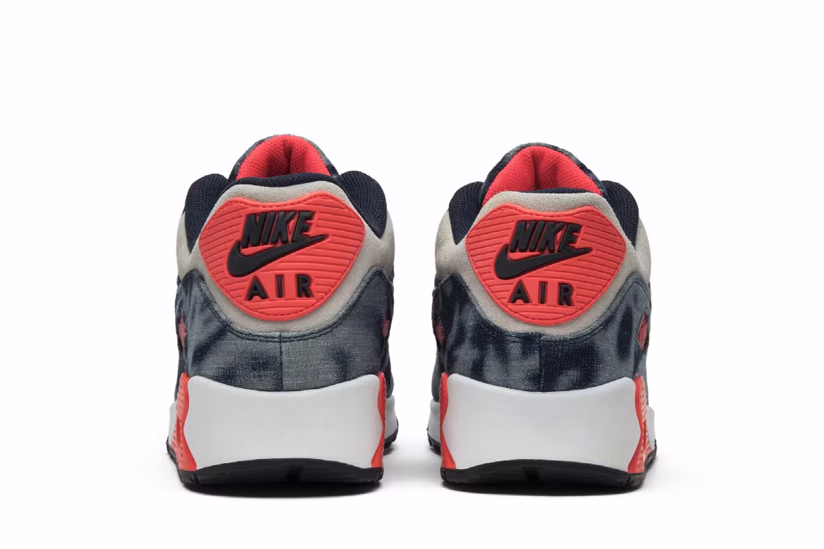 Atmos x Nike Air Max 90 QS Bleached Denim, view 7