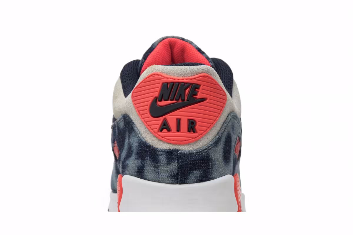 Atmos x Nike Air Max 90 QS Bleached Denim, view 8