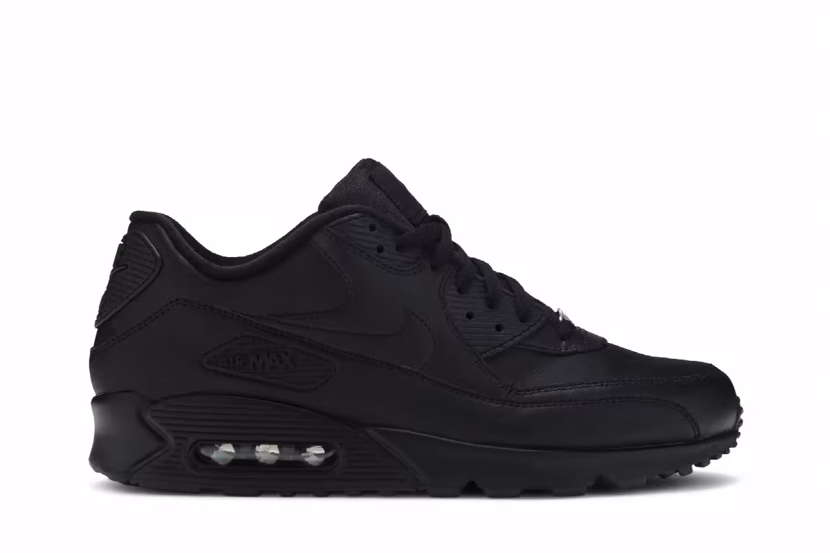 Nike Air Max 90 Leather Black, view 2