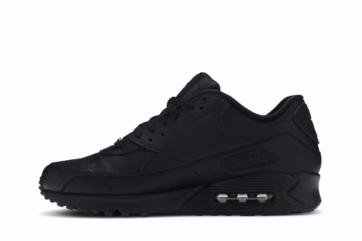 Nike Air Max 90 Leather Black, view 4