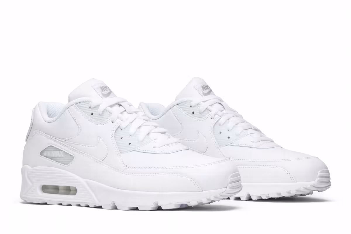 Nike Air Max 90 White Leather, view 9