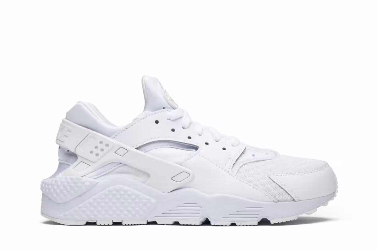 Nike Air Huarache All White, view 2