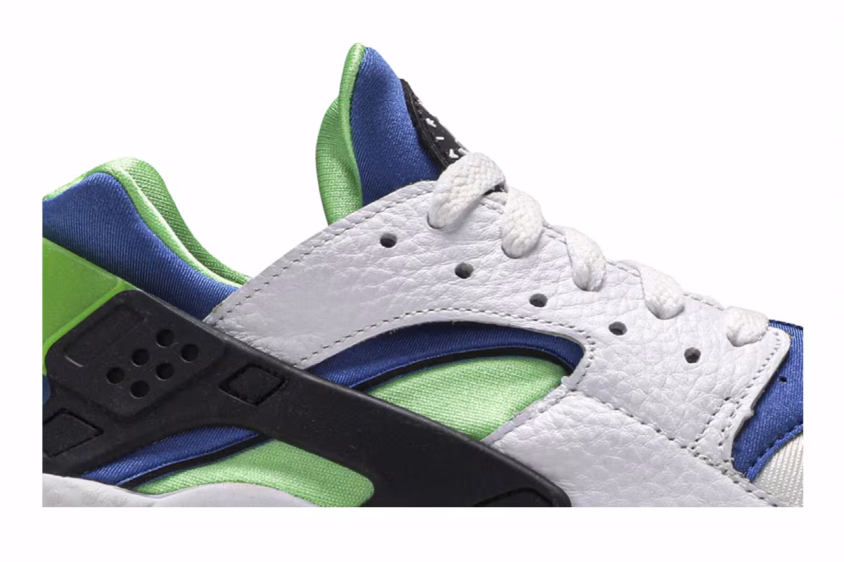 Nike Air Huarache Scream Green, view 3