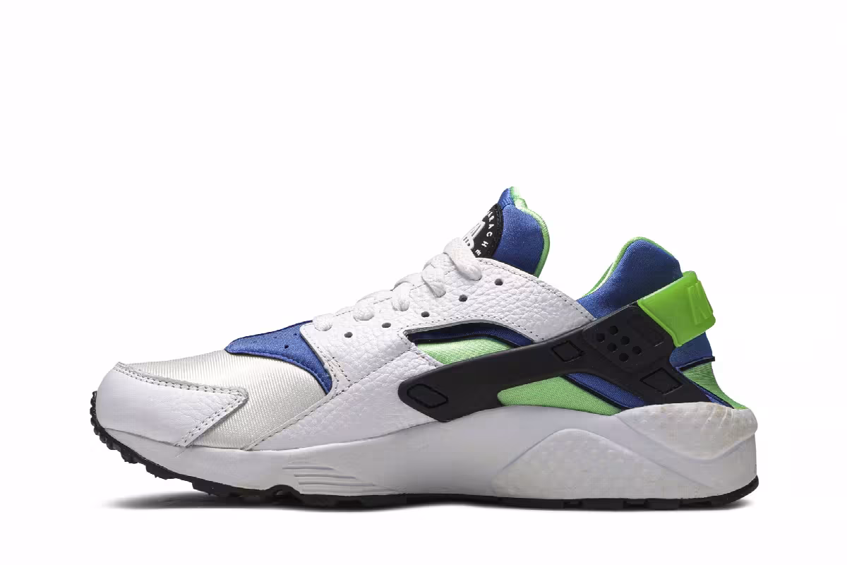 Nike Air Huarache Scream Green, view 4
