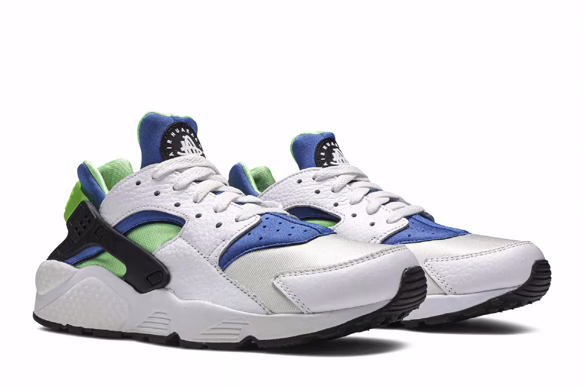 Nike Air Huarache Scream Green, view 9