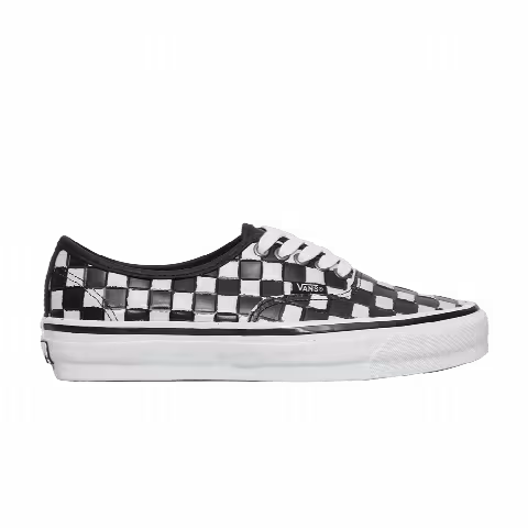 Vans Authentic 44 Vibram 'Leather Checkerboard - Black White'